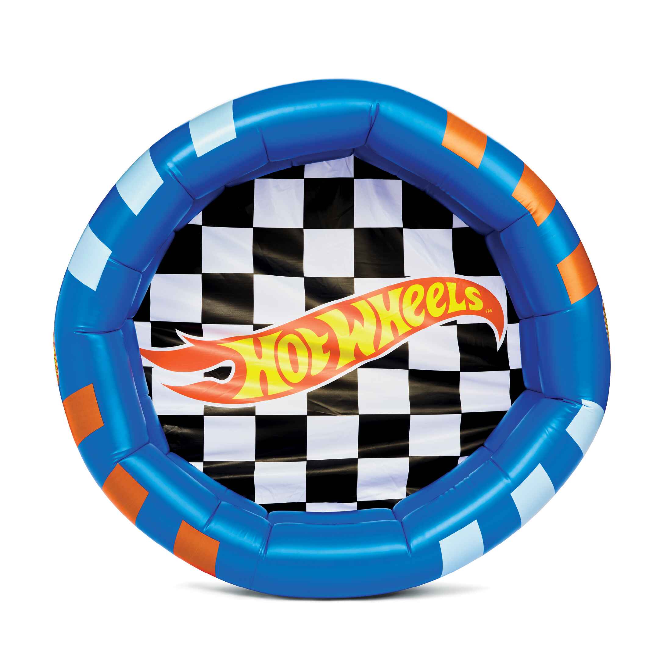 Hot Wheels™ by FUNBOY Inflatable Round 2-Ring Pool, 48" Diameter