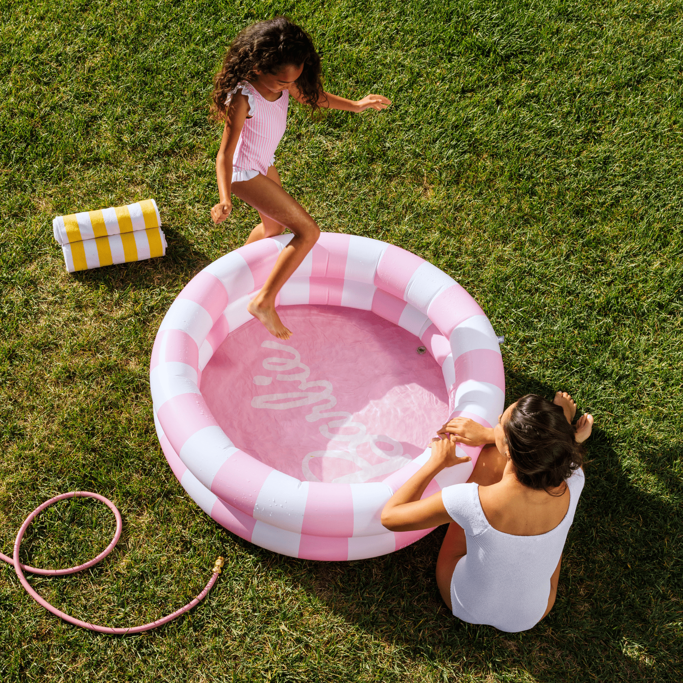 Barbie™ by FUNBOY Inflatable Round 2-Ring Pool, 48" Diameter