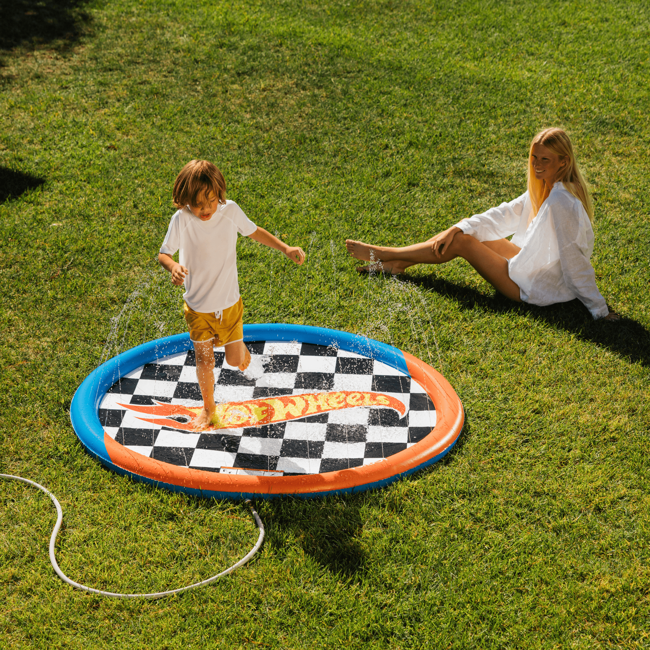Hot Wheels™ by FUNBOY Splash Pad, 64" Diameter, Children 6+ & Adults