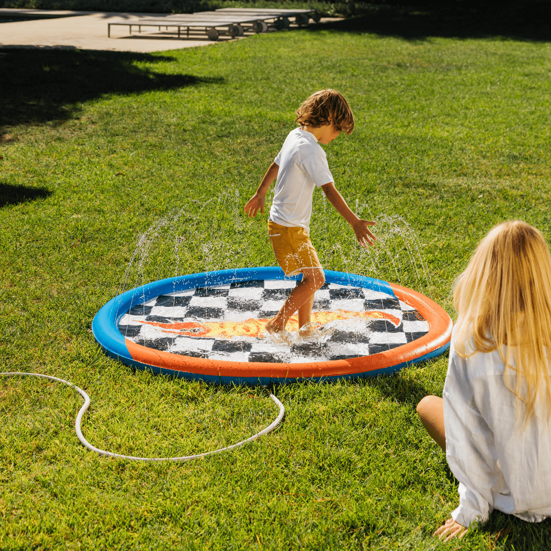 Hot Wheels™ by FUNBOY Splash Pad, 64" Diameter, Children 6+ & Adults
