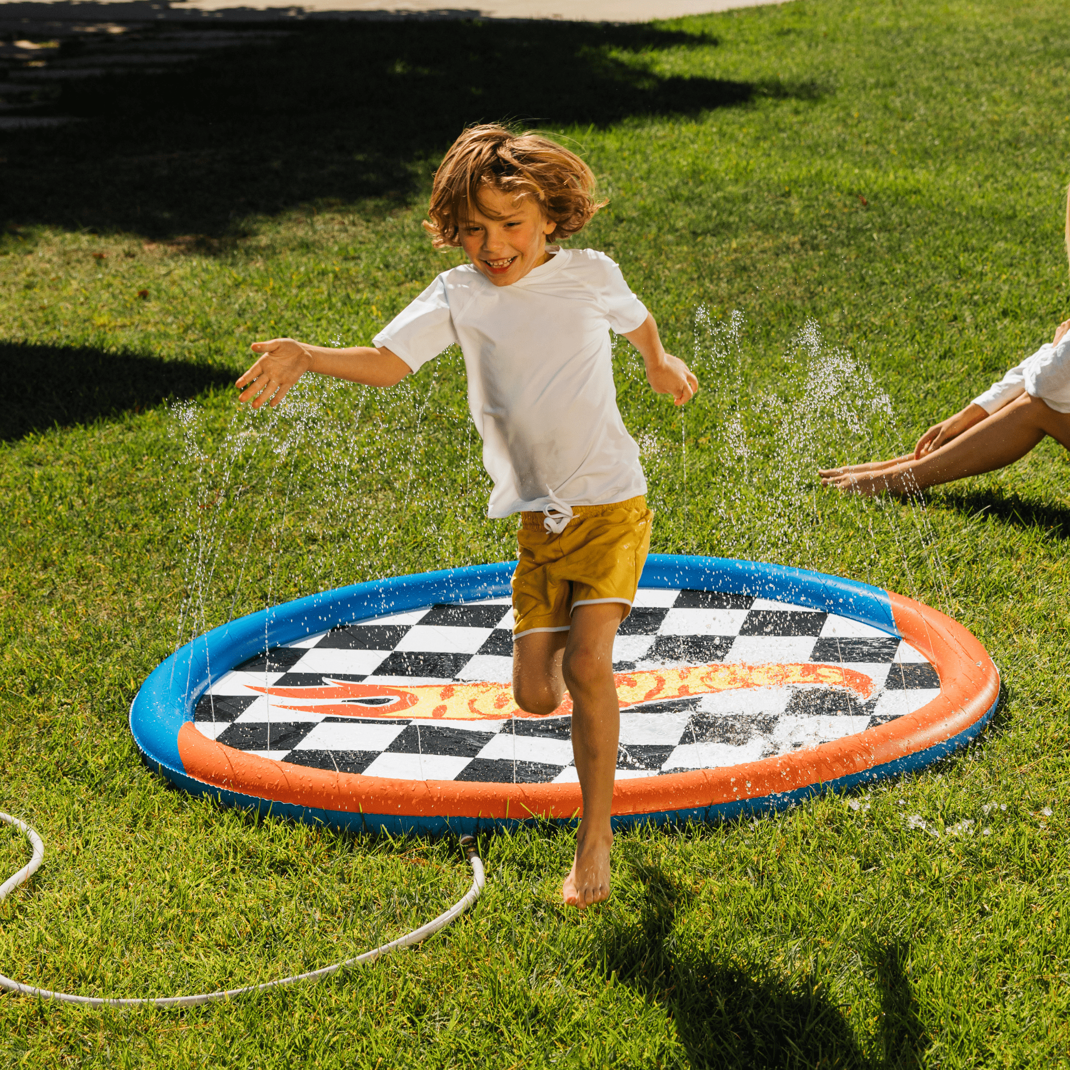 Hot Wheels™ by FUNBOY Splash Pad, 64" Diameter, Children 6+ & Adults
